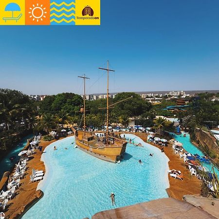 Piazza Com Acesso Ao Acqua Park - Gustavo Aparthotel Caldas Novas Eksteriør bilde