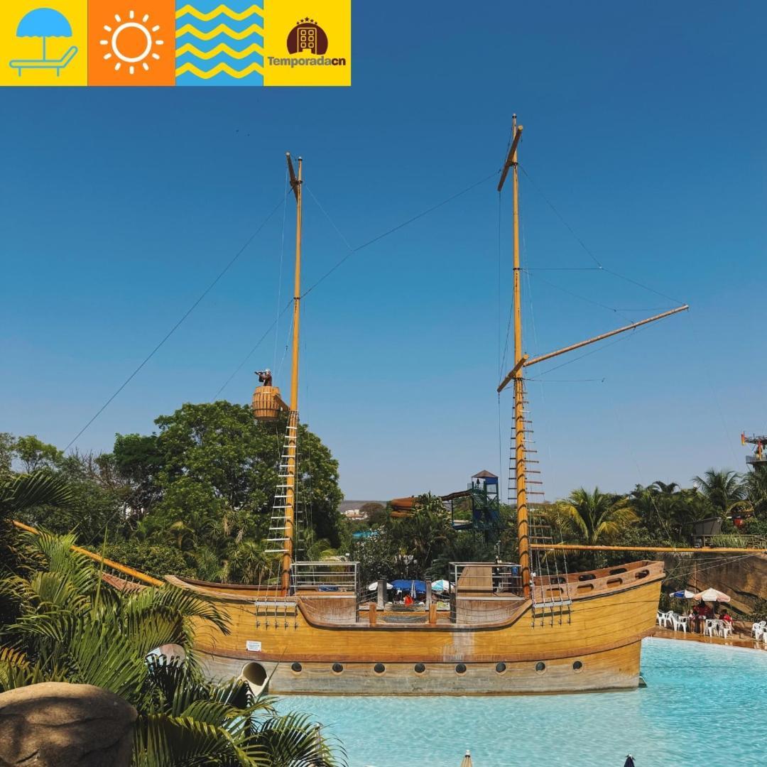 Piazza Com Acesso Ao Acqua Park - Gustavo Aparthotel Caldas Novas Eksteriør bilde