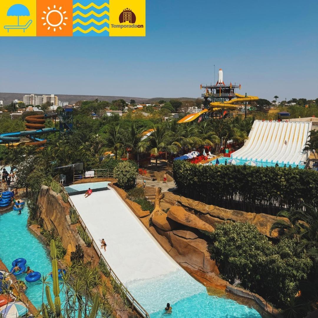 Piazza Com Acesso Ao Acqua Park - Gustavo Aparthotel Caldas Novas Eksteriør bilde