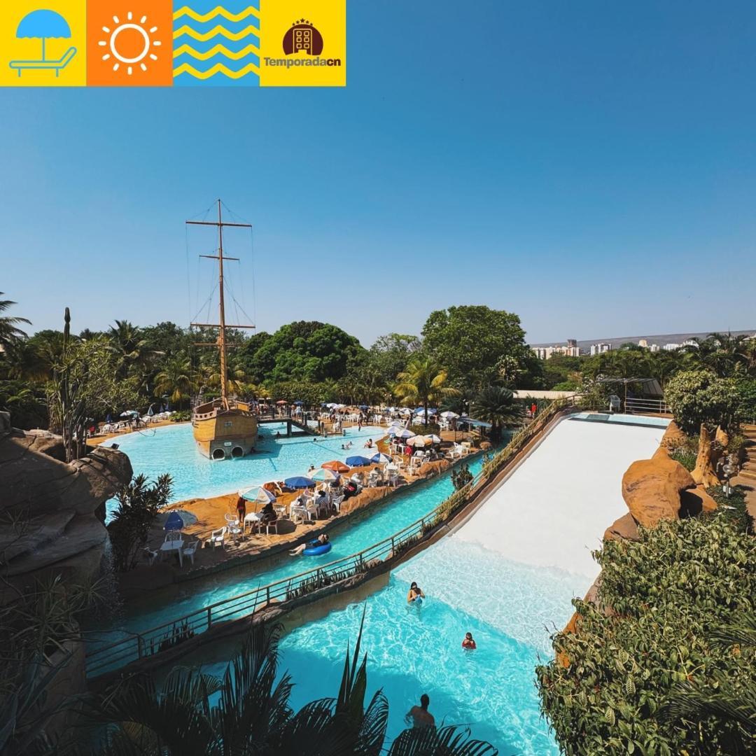 Piazza Com Acesso Ao Acqua Park - Gustavo Aparthotel Caldas Novas Eksteriør bilde