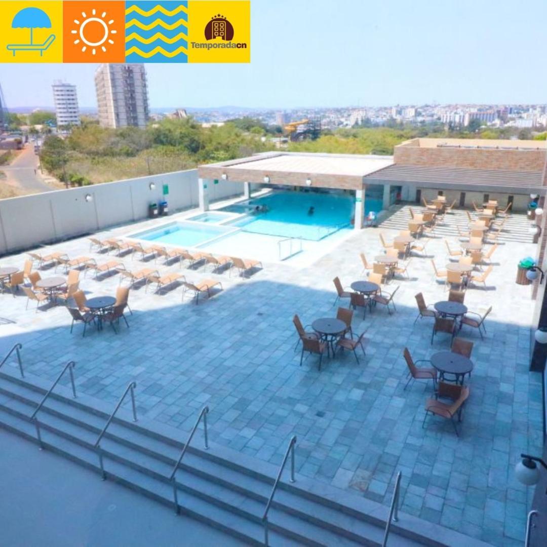 Piazza Com Acesso Ao Acqua Park - Gustavo Aparthotel Caldas Novas Eksteriør bilde
